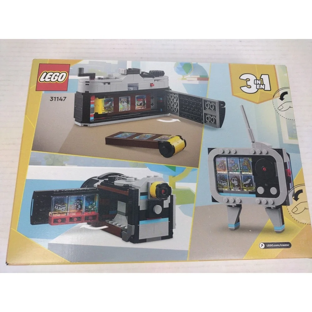 LEGO 31147 CREATOR 3 in 1 Retro Camera 261 pcs. Brand New